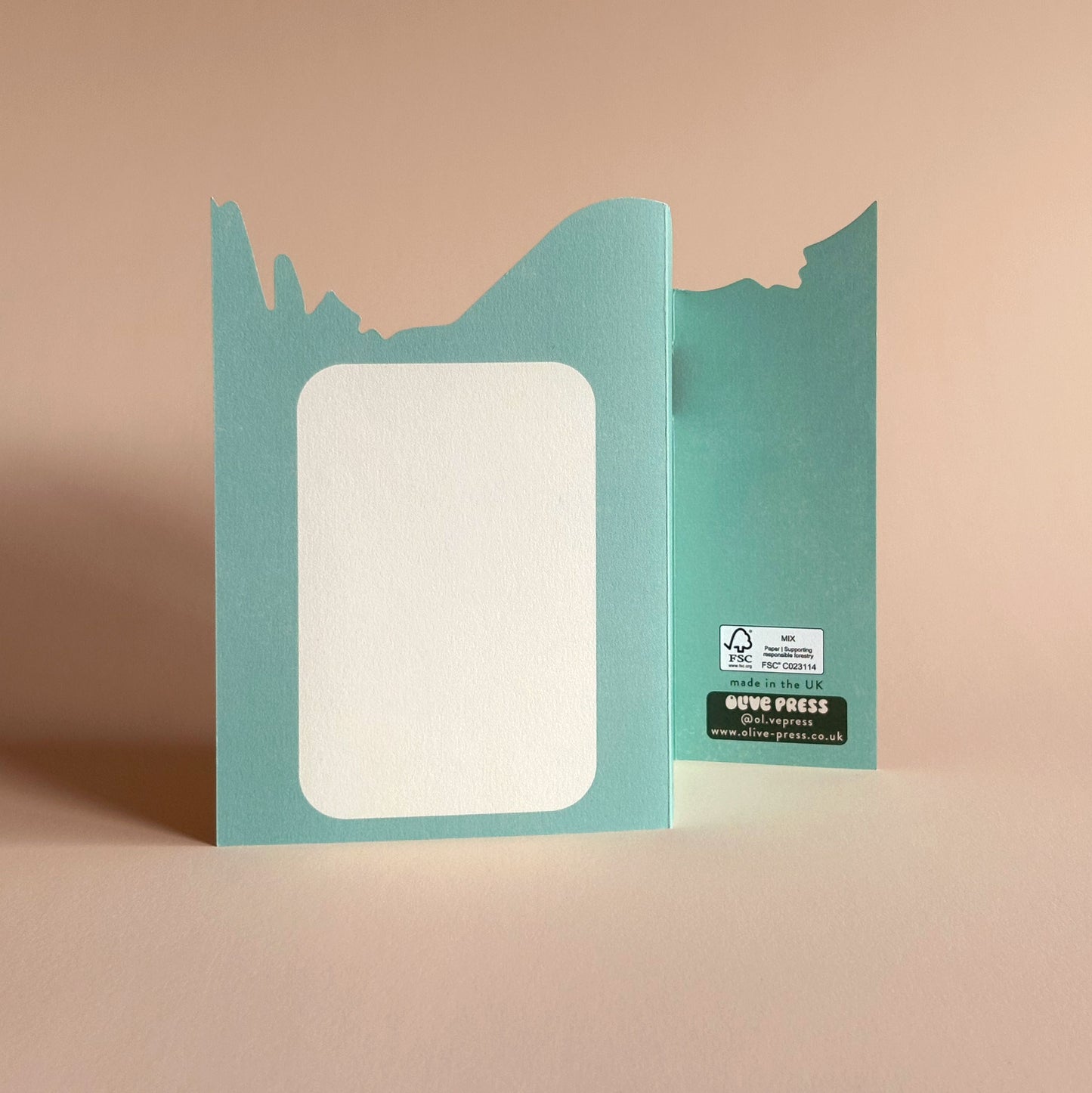 Winter Hike concertina card by Martin Stanev