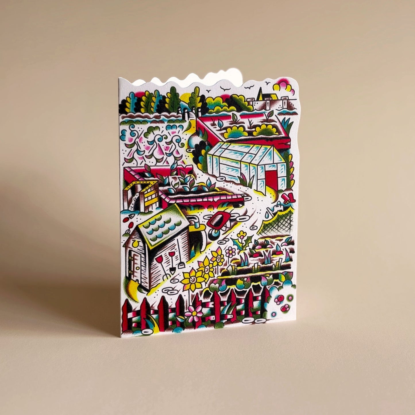 Growing Up die-cut card by BlackDog