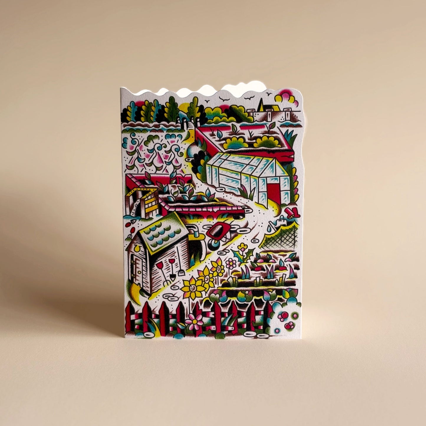 Growing Up die-cut card by BlackDog